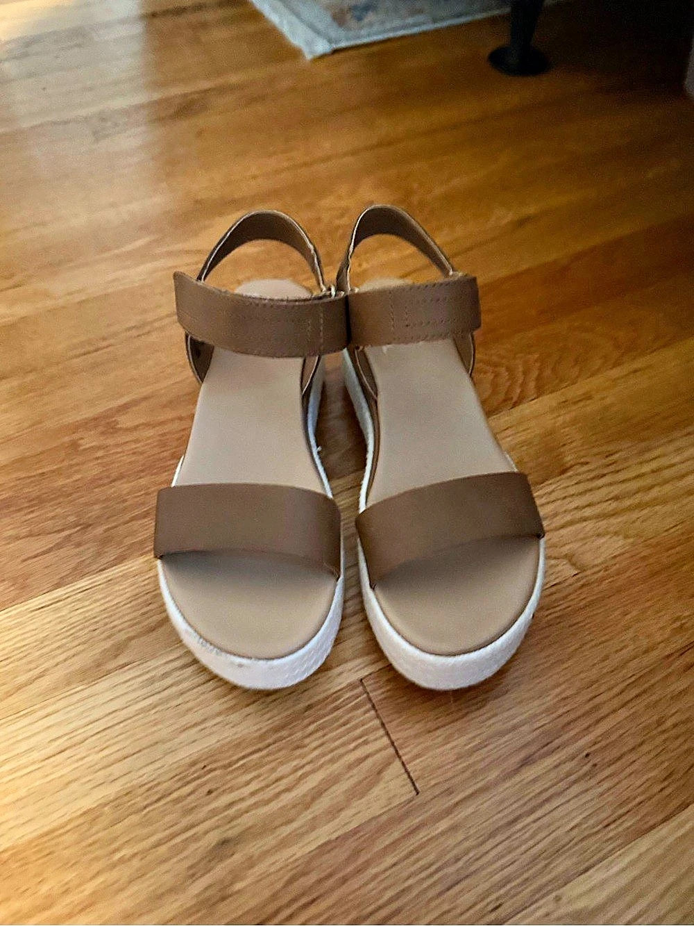 Sorel Cameron Flatform Ankle Strap Sandal Wedge Sandals Brown US 7